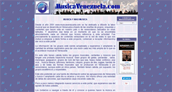 Desktop Screenshot of musicavenezuela.com